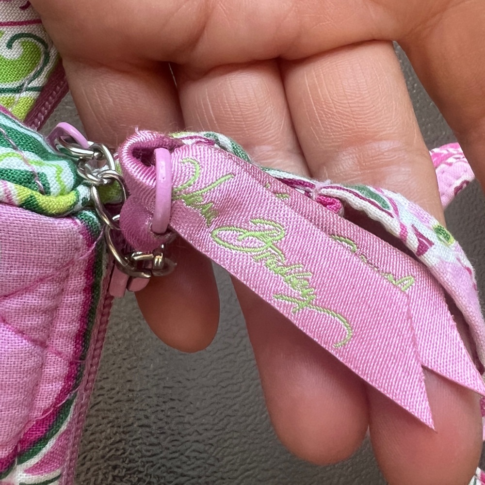 Vera Bradley Pink Small Crossbody Purse With Coin Pouch. - Picture 3 of 10